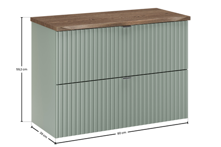 Zestaw meblowy 80cm z blatem