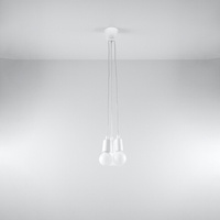 Lampa wisząca DIEGO 3 biała