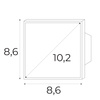 MAXLIGHT MA0015 Panel kontrolny ZIGBEE/TUYA,  Bramka,  Hub,  Wi-Fi,  Bluetooth,