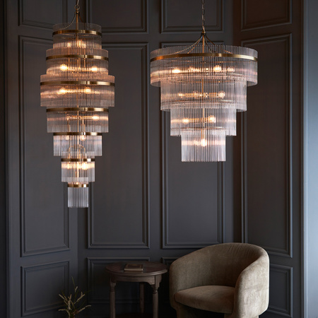 Marietta 16 Pendant Light Antique Brass