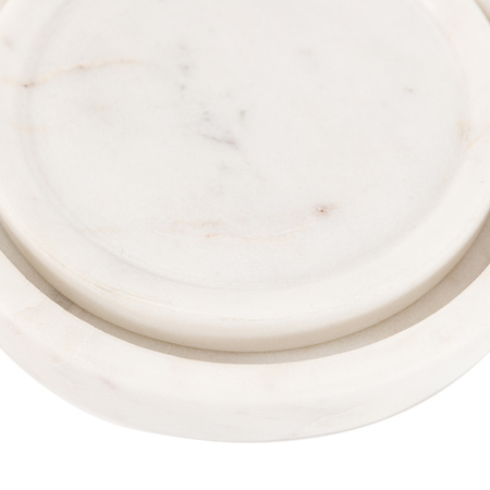 Piedra Marble Trinket Tray White S/2 250x150x25mm