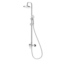 Deszczownica z baterią prysznicową dwufunkcyjną, chrom