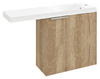 LATUS VI szafka umywalkowa 50x50x22 cm, prawa, dąb Alabama