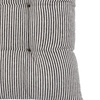 Windsor Woven Stripe Seatpad Ink Blue 400x400mm