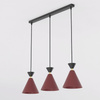 KLEVER 3 BURGUNDY BLACK
