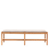 Cannes Dining Bench 1600x400x485mm