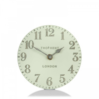 Arabic Mantel Clock Pearl Green 6in