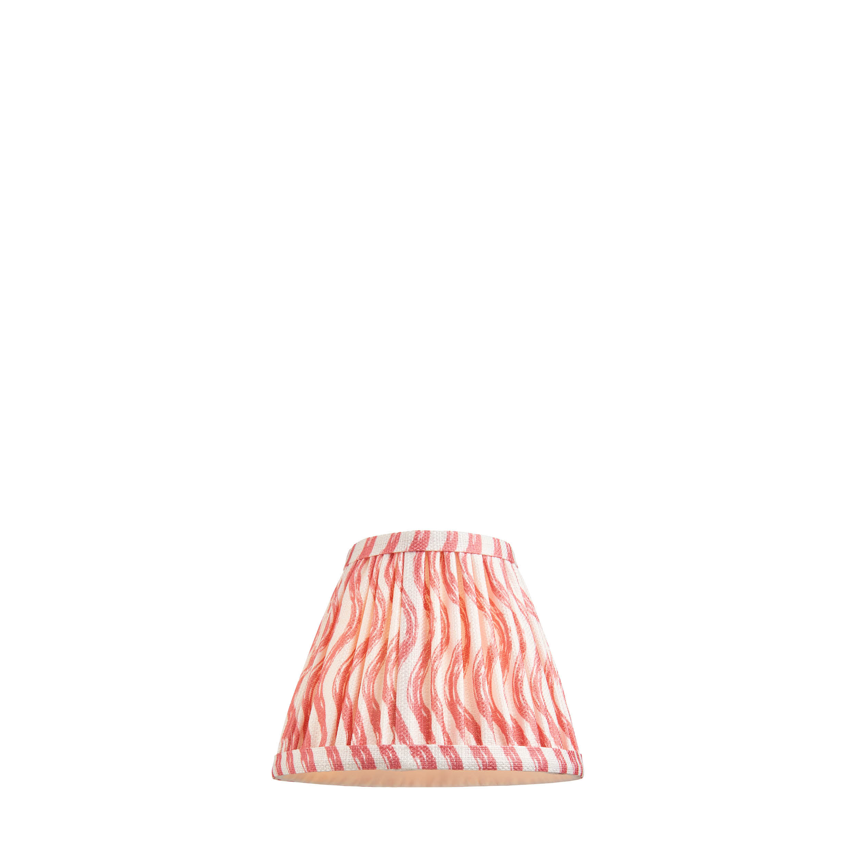 Abażur Ripple – koralowy, 16 × 8,5 × 12,2 cm