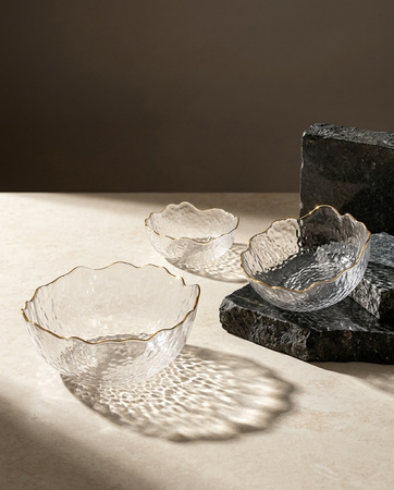 Zestaw 3 mis SHP BOWLS transparentny