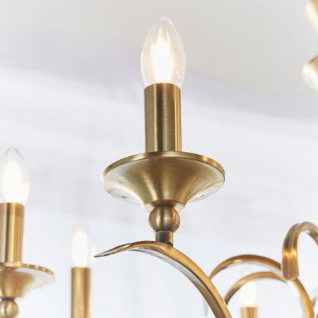 Kora 8 Pendant Light Antique Brass