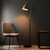 Franklin Floor Lamp Antique Brass