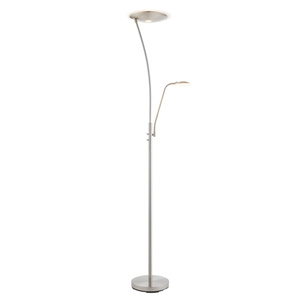 Alassio Floor Lamp Satin Chrome