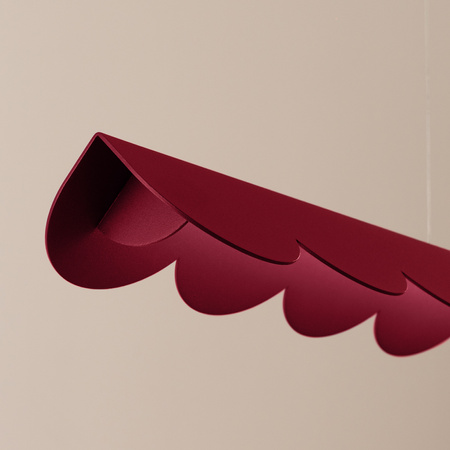 Lampa wisząca BISCUIT burgund LED 3000K