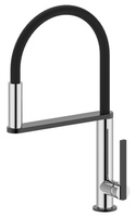 NIMOA bateria kuchenna z prysznicem, chrom/gun metal