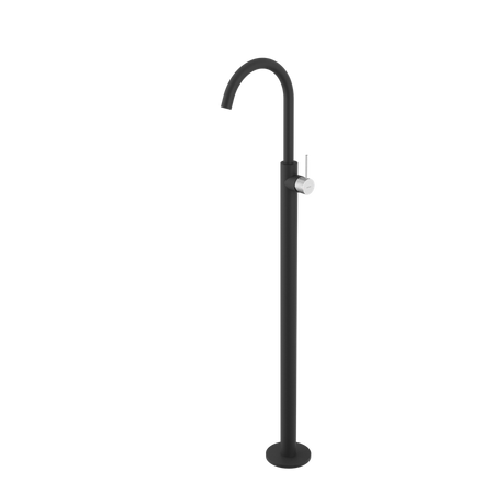 ULTRASAN bateria umywalkowa do podłogi, czarny mat/chrom