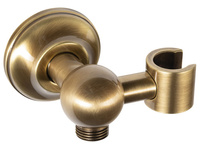 ANTEA przyłącze kątowe z uchwytem prysznica, brąz