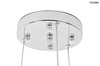 MOOSEE lampa wisząca MONETE 80 chrom