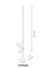 MOOSEE zestaw 2 lamp ściennych ESPADA     złoty