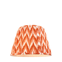 Zigzag Shade Apricot Orange Fabric 275x280x400mm