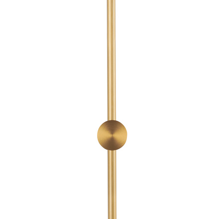 Lampa ścienna SPARO 100 cm - kinkiet złoty,  prosty, długi LED