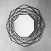 Lustro Estella, czarne, 910 x 910 mm