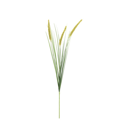Faux Grass with Seed Heads Green (12pk) 850mm