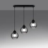 Lampa wisząca ALINO 3 czarna