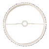 Abażur Ripple – Pearl Grey, 35 × 35 × 24 cm