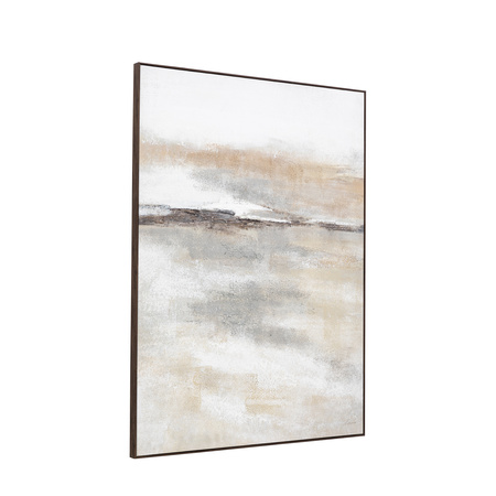 Obraz w ramie „Drift” – naturalny, 90 × 3,5 × 120 cm