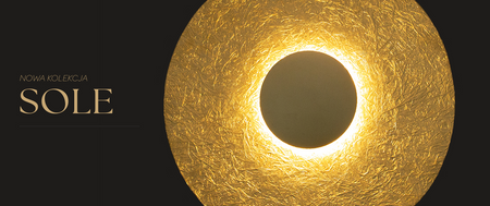 SOLE kinkiet Fi 55 złoty