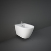 Zestaw Resort Miska WC podwieszana Rimless & Deska WC slim W/O & Bidet podwiesz. 52x36 cm biały połysk