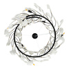 Lampa wisząca BOTANIKA 80 cm -czarna, G9, regulowana, designerska