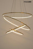 MOOSEE lampa wisząca RING SLIM M złota
