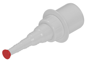 HT korek z końcówką na wąż 10-26mm, prosty, DN40
