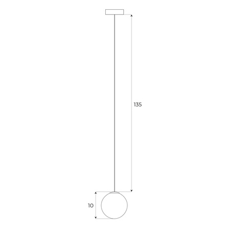 Maxlight M0017D Lampa Wisząca Magnetyczna System Dali 6W 525LM 3000K