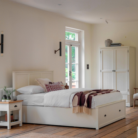 Eton 5' 1 Drawer Storage Bed White
