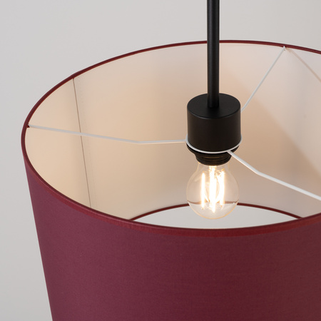 Lampa wisząca NEVIA burgund