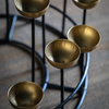 Multi Tealight Holder Gold/Black 330x330x205mm