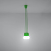 Lampa wisząca DIEGO 3 zielony