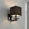 LAMPA ŚCIENNA KINKIET Z CZARNYMI ABAŻURAMI FIANELO W1
