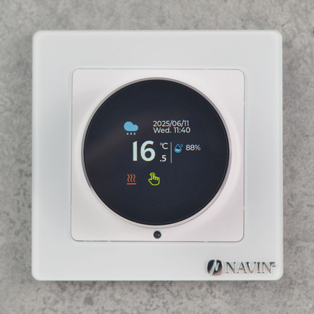 Termostat NAVIN EH20R-16A Wi-Fi, Tuya, do ogrzewania podłogowego, biały
