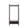 Hatfield Open Wardrobe Smoked 800x480x1700mm