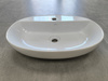 Umywalka nablatowa RACER Carisma Blanc 59 cm Biały Połysk