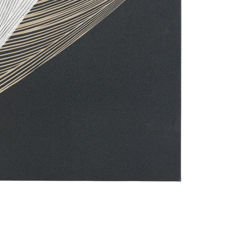 Obraz w ramie „Curve Appeal” – czarny, 50 × 3 × 65 cm, zestaw 2 szt.