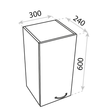 Szafka wisząca Basic Barato 300
