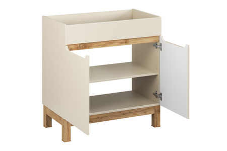 Szafka pod umywalkę 80cm 2 drzwi