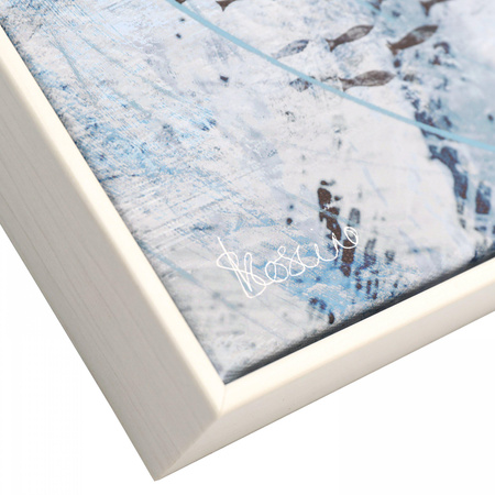 Blue Bay View Framed Canvas 1300x35x500mm