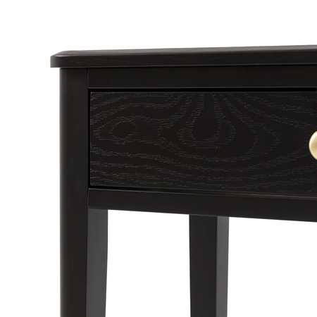 Acton 2 Drawer Console Black 1100x360x760mm