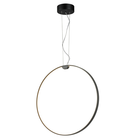 Lampa wisząca ACIRCULO 60 cm - czrny ring LED