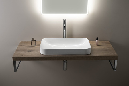 SOTT AQUA Umywalka ceramiczna 60x38cm, biała